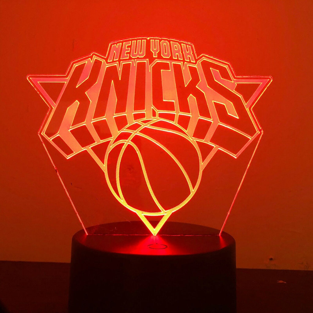 NEW YORK KNICKS NBA BASKETBALL 3D NIGHT LIGHT - Eyes Of The World