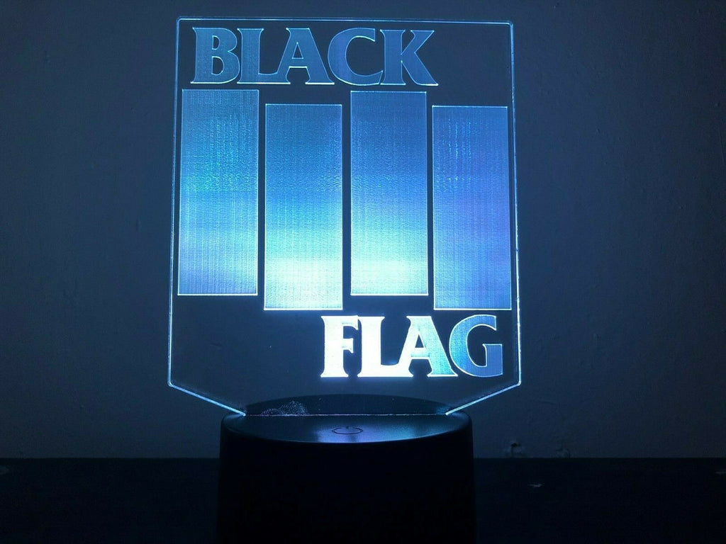 BLACK FLAG ROLLINS PUNK BAND 3D NIGHT LIGHT - Eyes Of The World