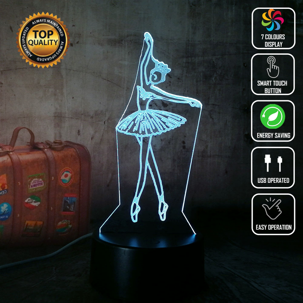 BALLET THEATRE GIRLS 3D NIGHT LIGHT - Eyes Of The World