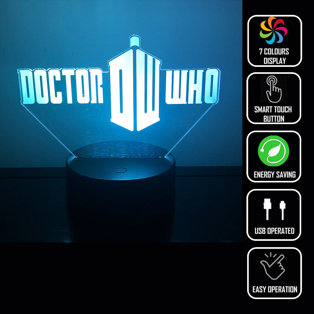 DOCTOR WHO 3D NIGHT LIGHT - Eyes Of The World