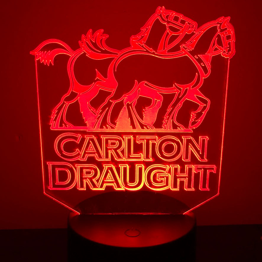 CARLTON DRAUGHT 3D NIGHT LIGHT - Eyes Of The World
