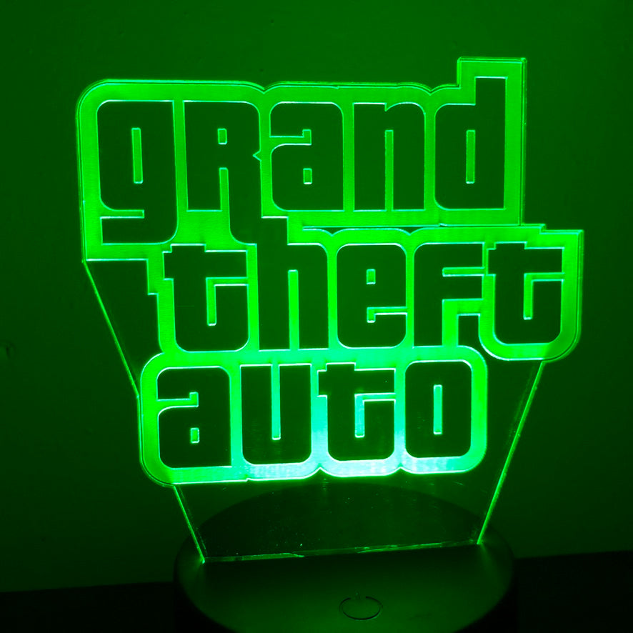 GRAND THEFT AUTO GTA 3D NIGHT LIGHT - Eyes Of The World