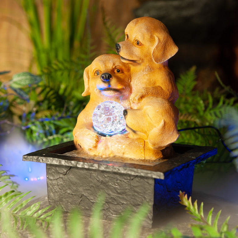 PLAYFUL PUPPIES WATER FEATURE