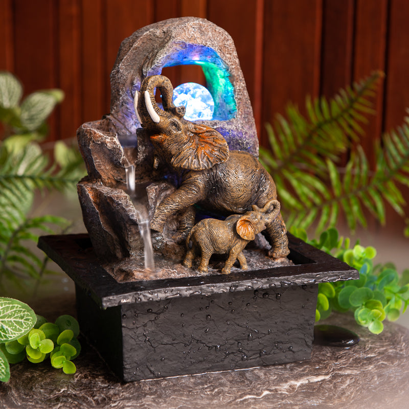 ROCKY ELEPHANTS WATER FEATURE