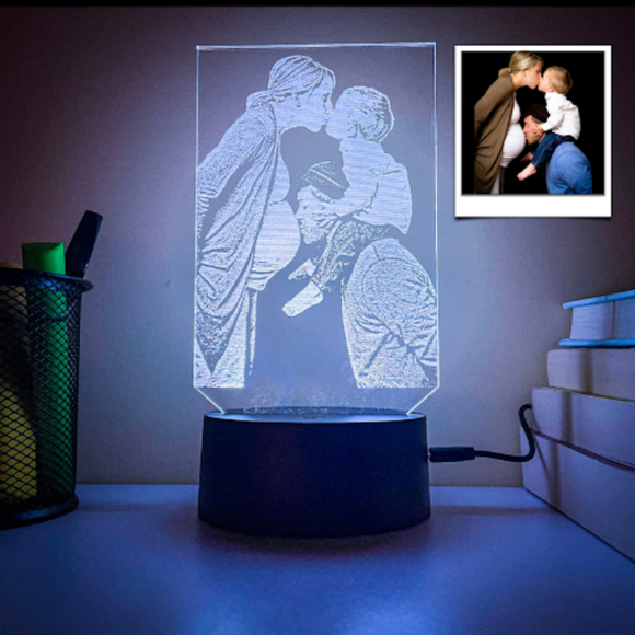 PERSONALIZED CUSTOM PHOTO 3D NIGHT LIGHT