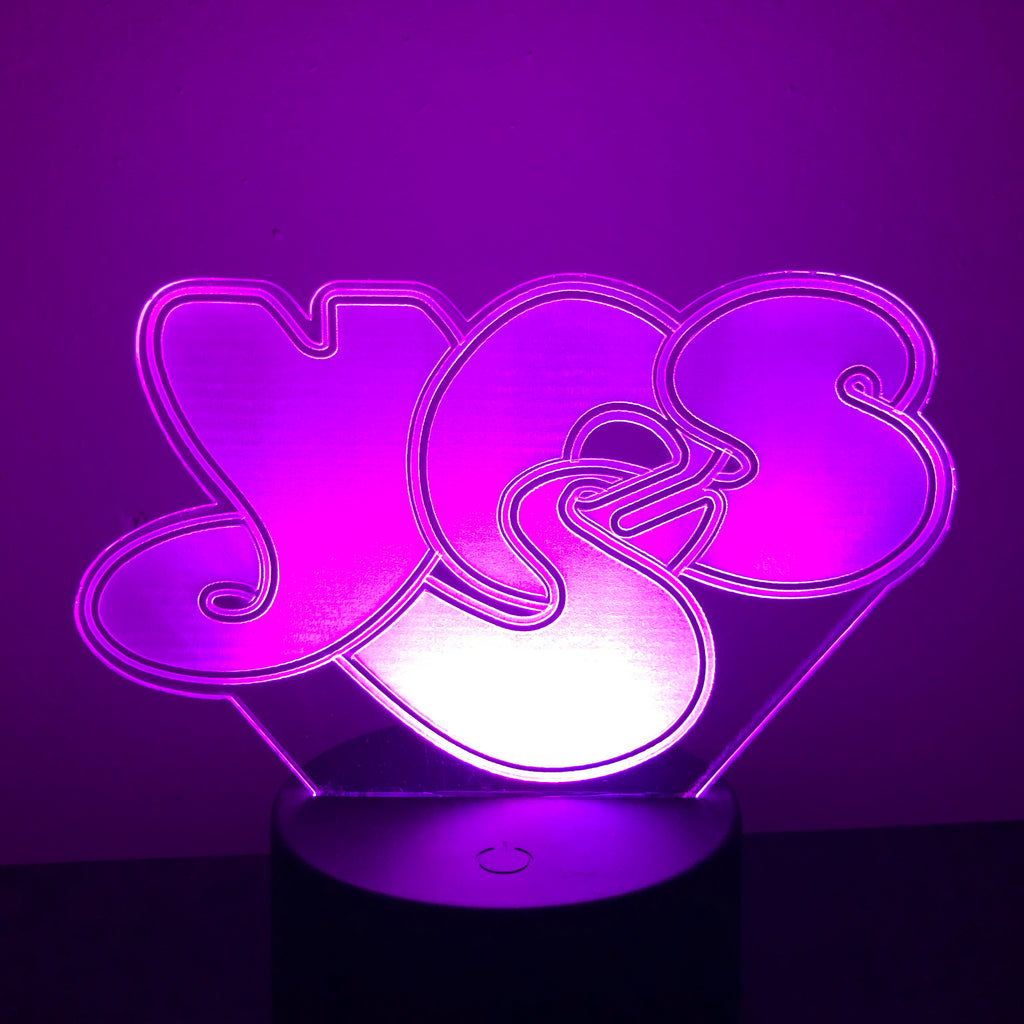 YES CLASSIC ROCK BAND 3D NIGHT LIGHT - Eyes Of The World