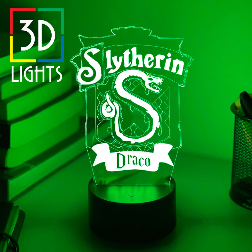 SLYTHERIN HARRY POTTER 3D NIGHT LIGHT