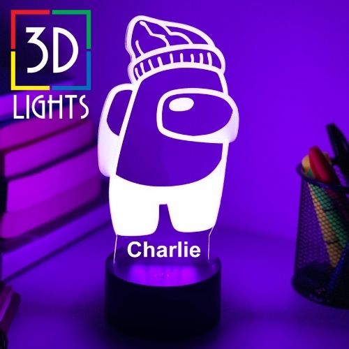 AMONG US IMPOSTOR 3D NIGHT LIGHT