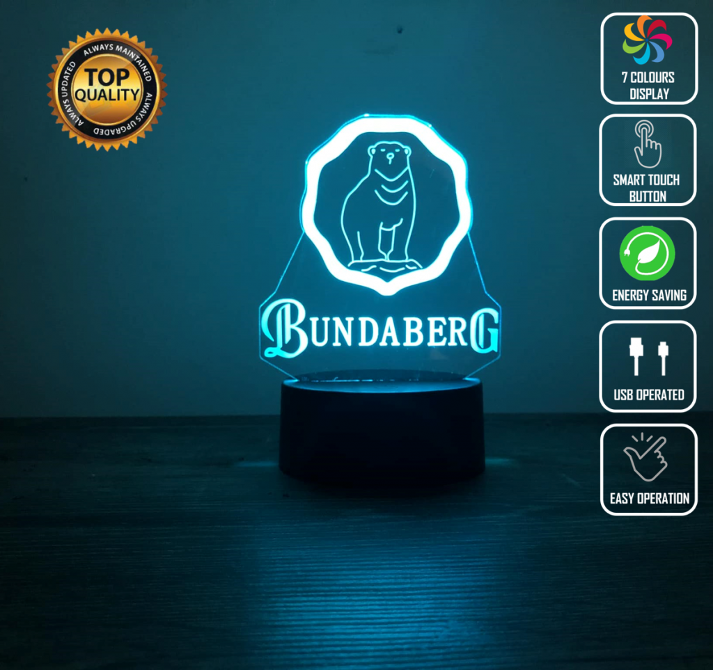 BUNDABERG 3D NIGHT LIGHT - Eyes Of The World