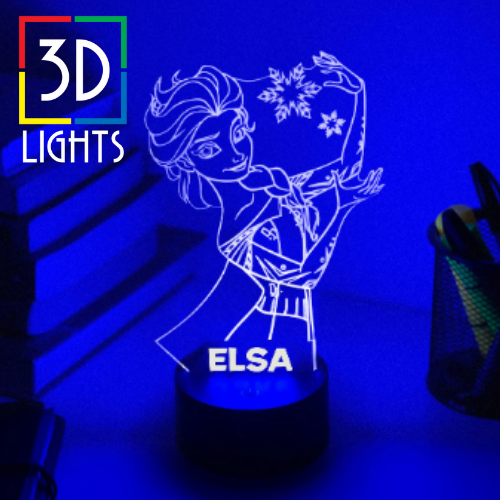 ELSA FROZEN 3D NIGHT LIGHT - Eyes Of The World