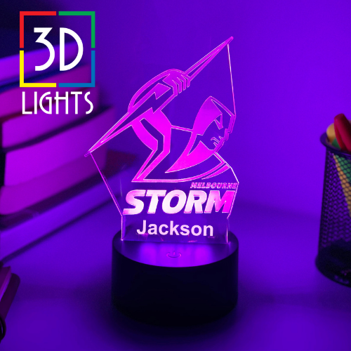 NRL MELBOURNE STORM 3D NIGHT LIGHTS